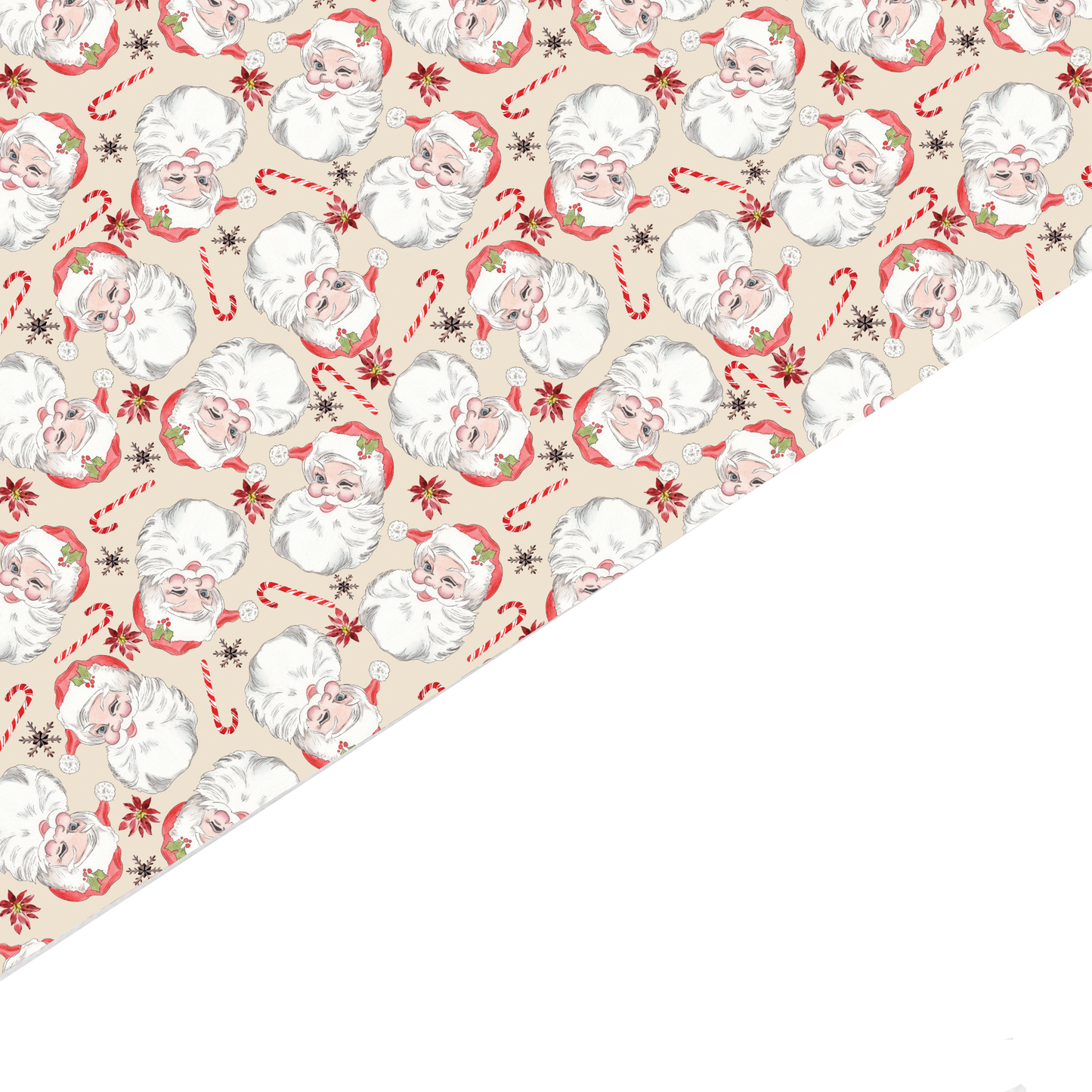 Christmas Canvas And Felt Backed Fabric - SKU P64