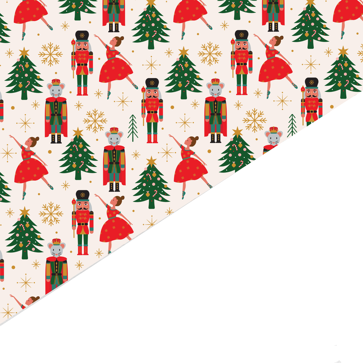 Christmas Canvas And Felt Backed Fabric - SKU P90
