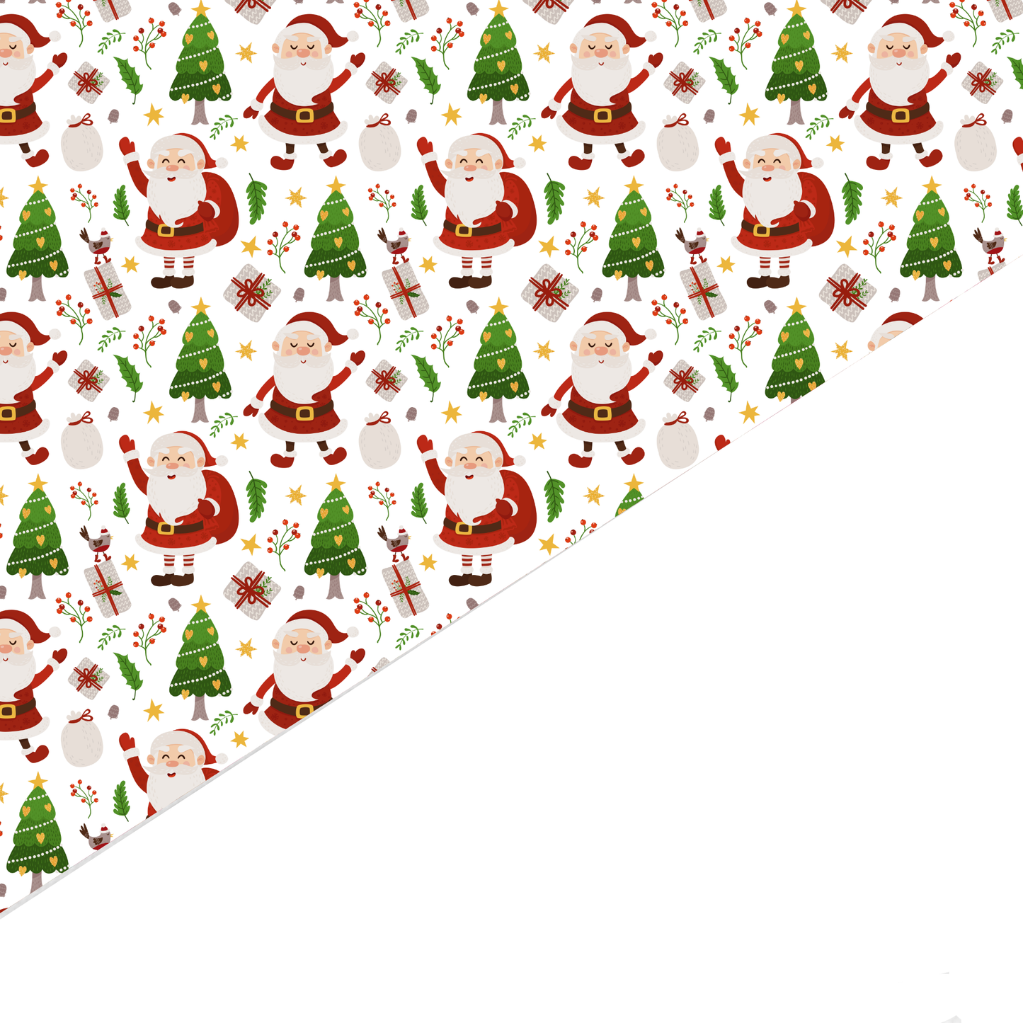 Christmas Canvas And Felt Backed Fabric - SKU P77