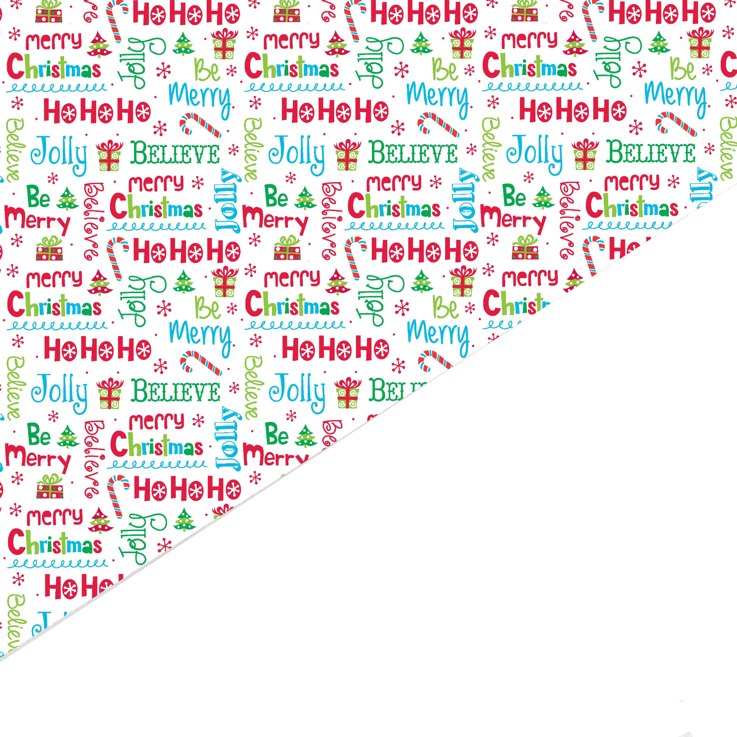 Christmas Canvas And Felt Backed Fabric - SKU P91