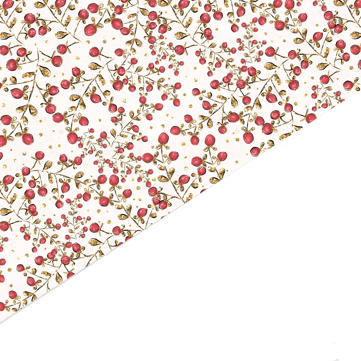 Christmas Canvas And Felt Backed Fabric - SKU P70