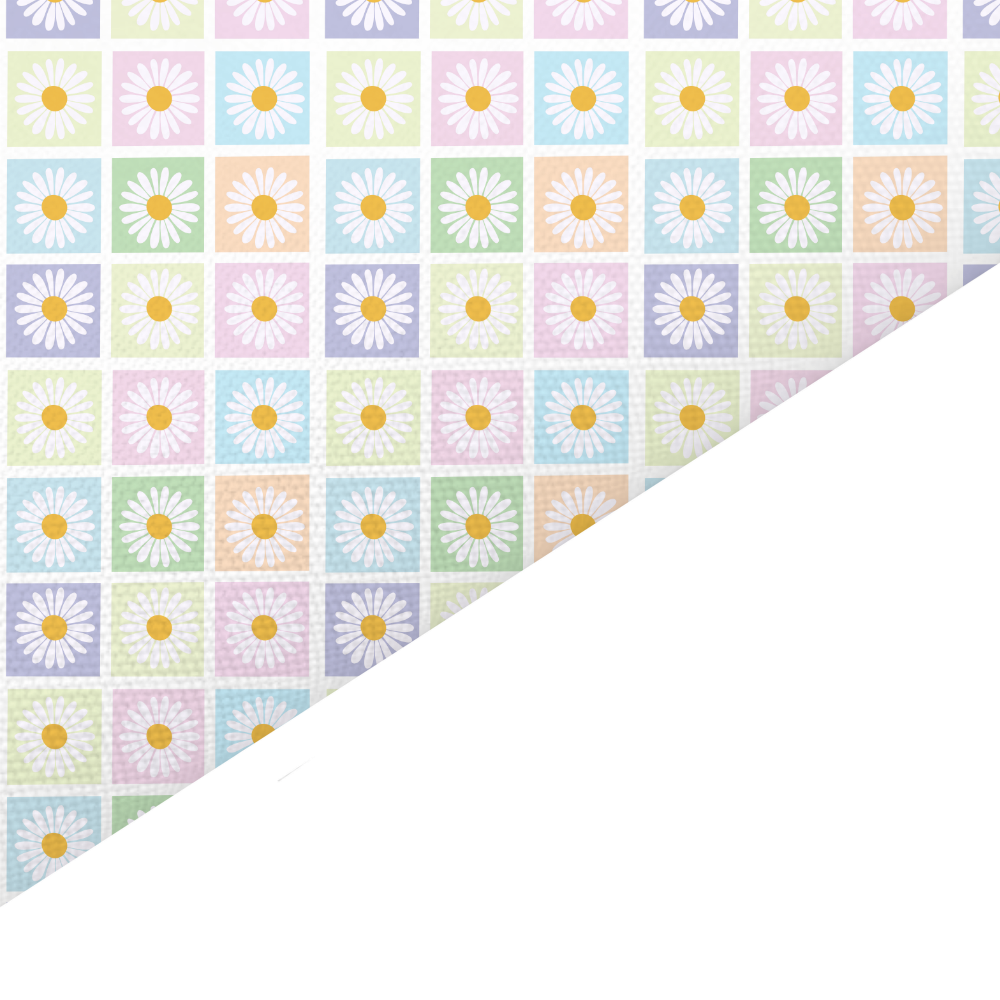 Daisy Canvas And Felt Backed Fabric - SKU E95