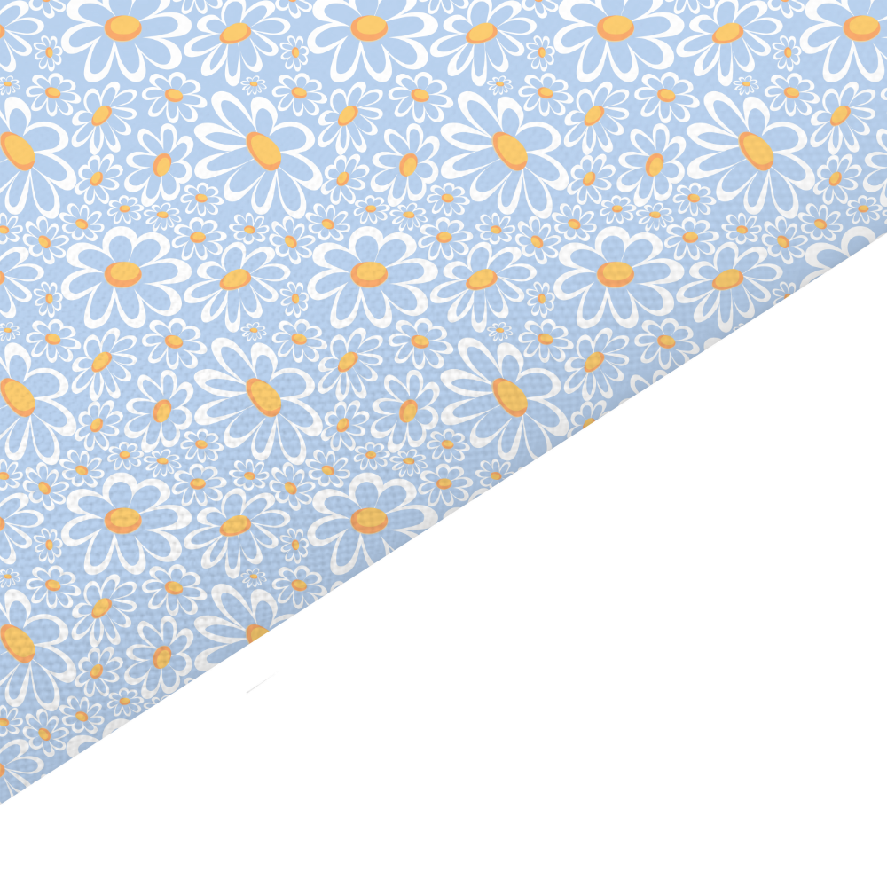 Daisy Canvas And Felt Backed Fabric - SKU E84