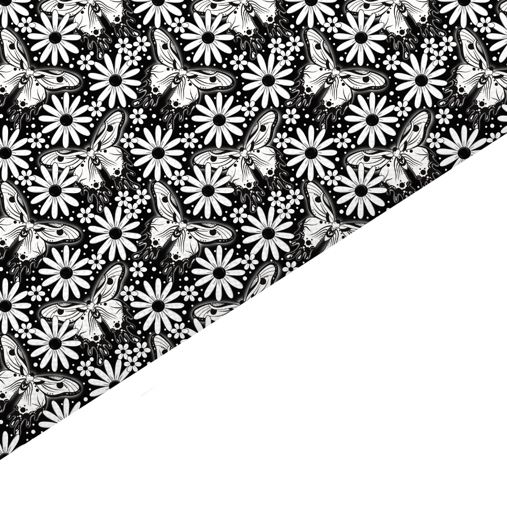 Butterfly Canvas And Felt Backed Fabric - SKU H41