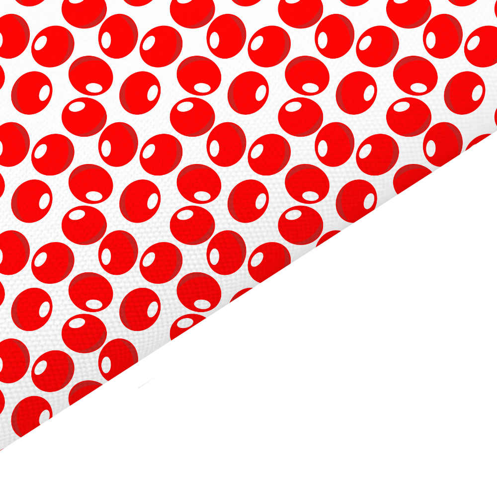 Red Nose Day Canvas And Felt Backed Fabric - SKU I11