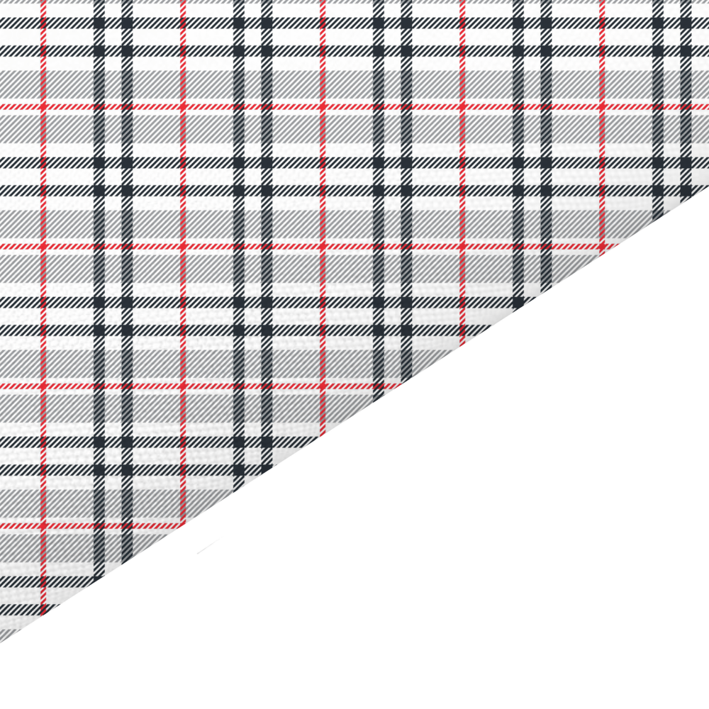 Tartan Canvas And Felt Backed Fabric - SKU I78
