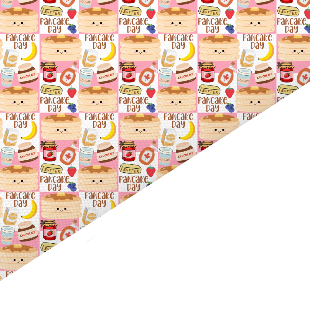 Pancake Day Canvas And Felt Backed Fabric - SKU J88