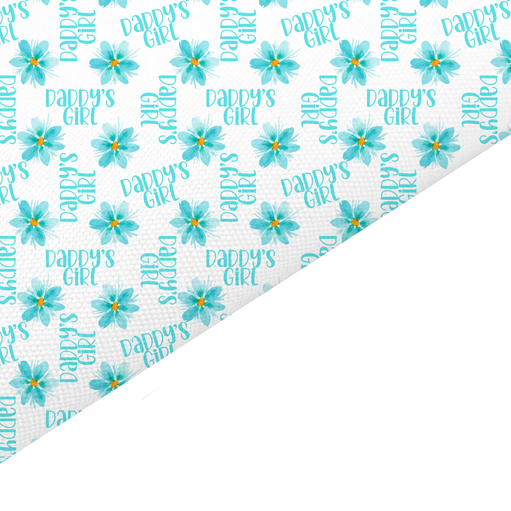 Daddy’s Girl Canvas And Felt Backed Fabric - SKU L71