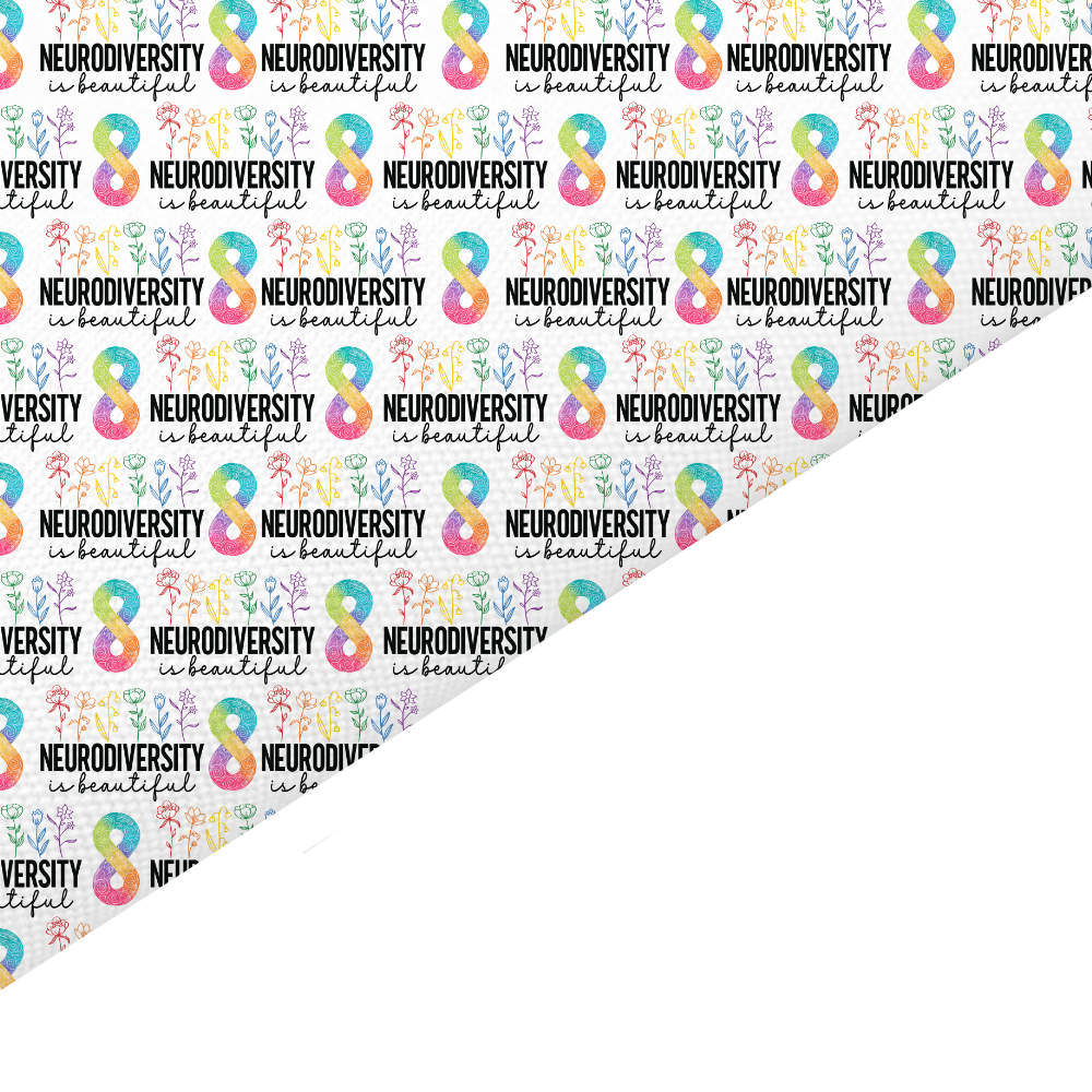 Neurodiversity Canvas And Felt Backed Fabric - SKU L96