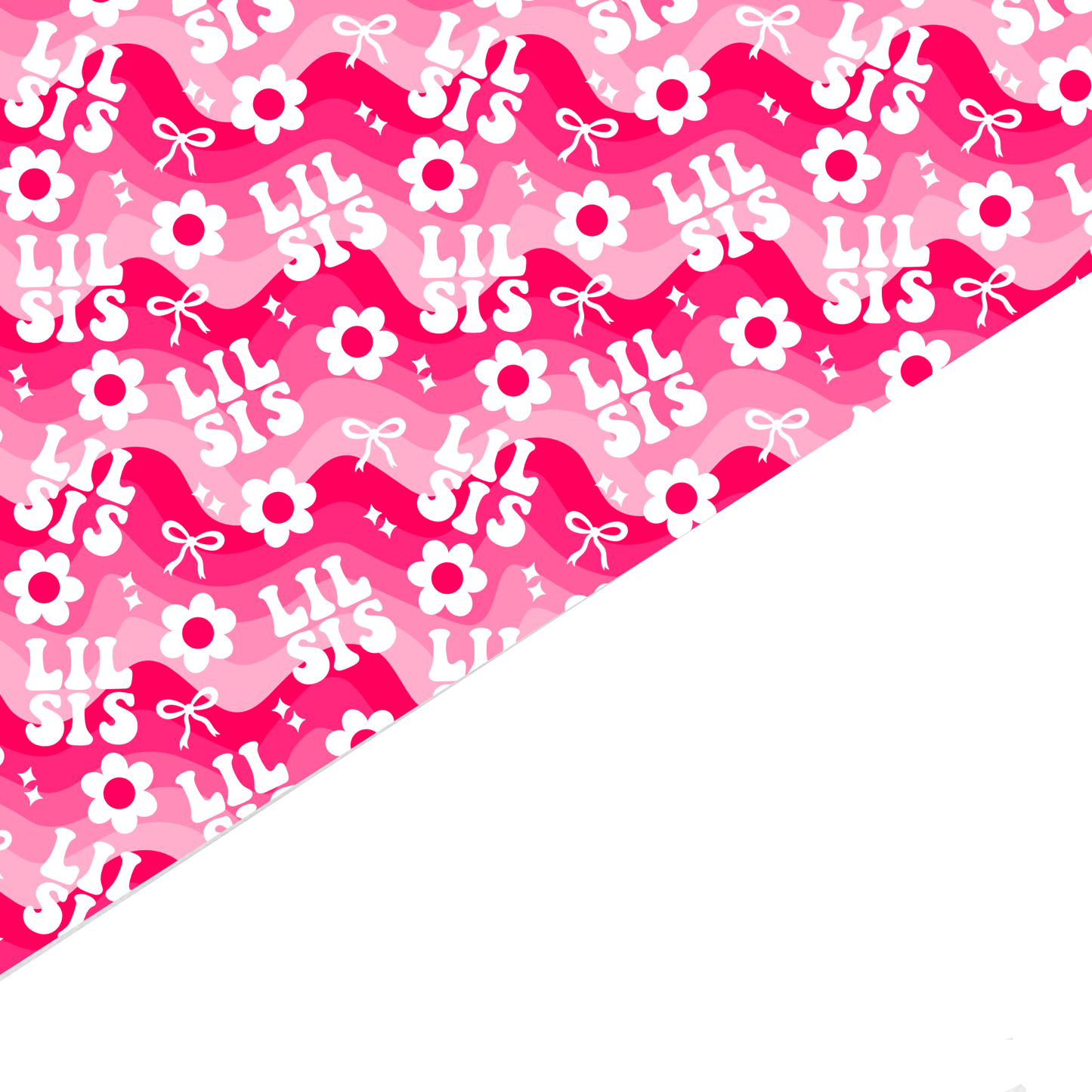 Lil Sis Canvas And Felt Backed Fabric - SKU Q24