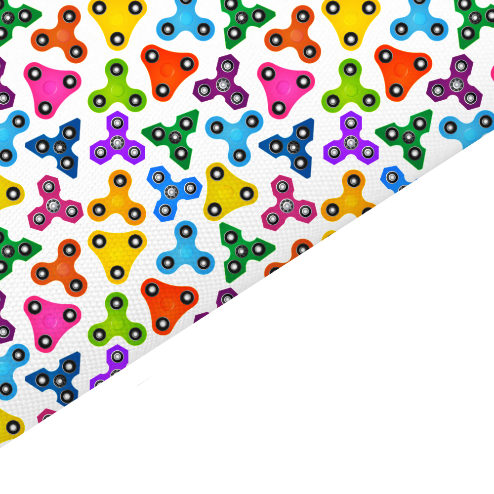 Fidget Spinner Canvas And Felt Backed Fabric - SKU B87