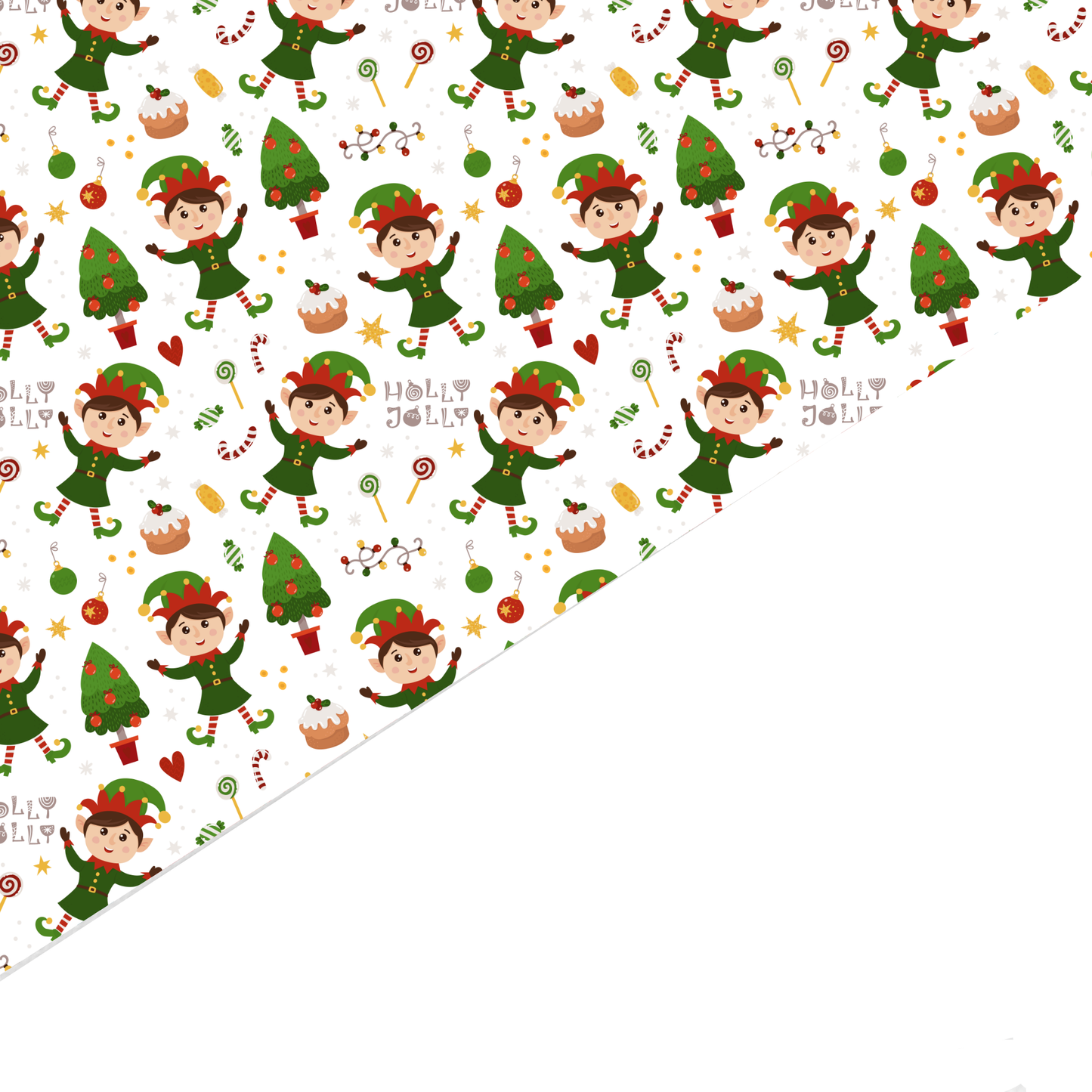 Christmas Canvas And Felt Backed Fabric - SKU P82