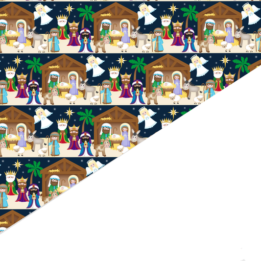 Christmas Canvas And Felt Backed Fabric - SKU P83