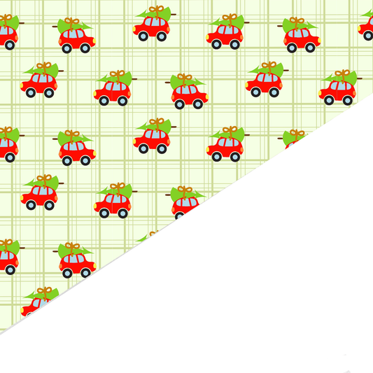 Christmas Canvas And Felt Backed Fabric - SKU P84