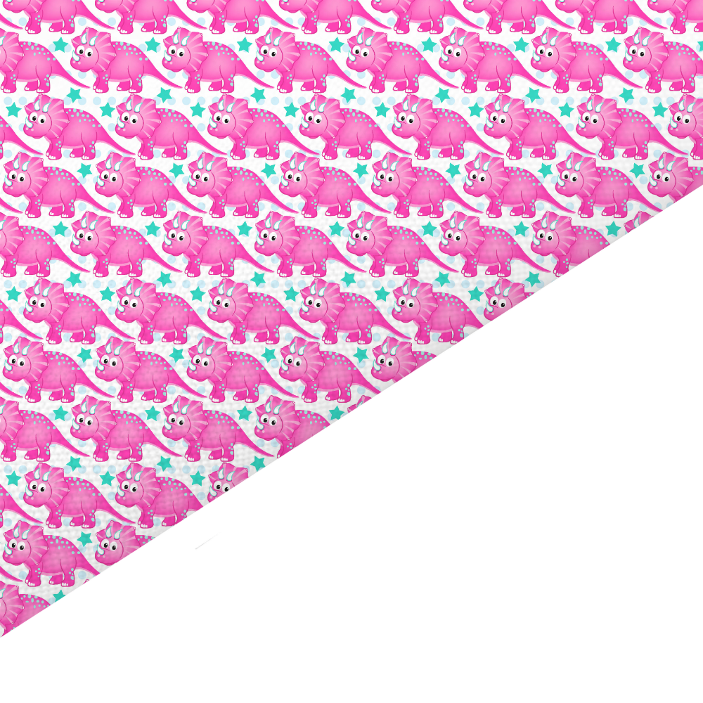 Dinosaur Canvas And Felt Backed Fabric - SKU B39