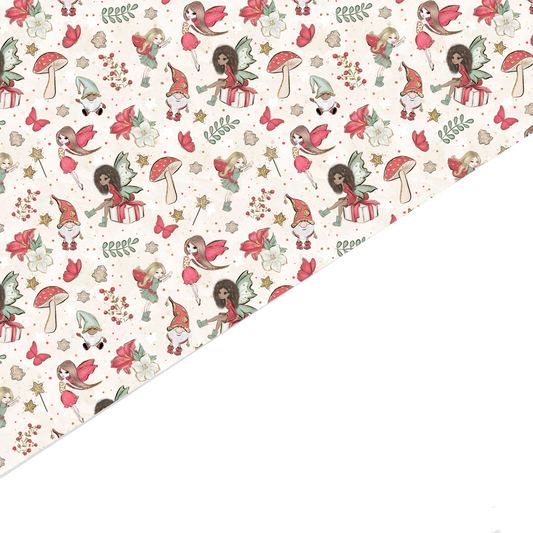 Christmas Canvas And Felt Backed Fabric - SKU P85