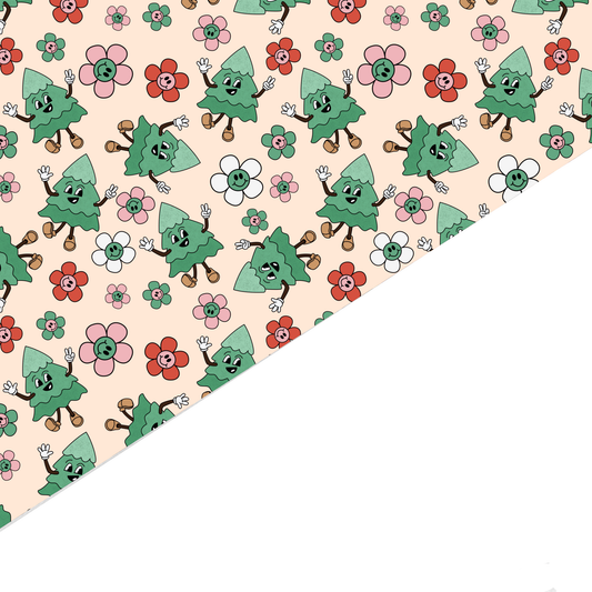 Christmas Canvas And Felt Backed Fabric - SKU P68