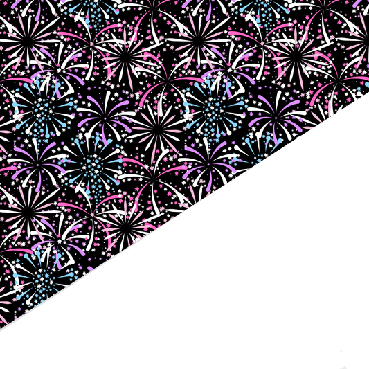 Fireworks Canvas And Felt Backed Fabric - SKU P99