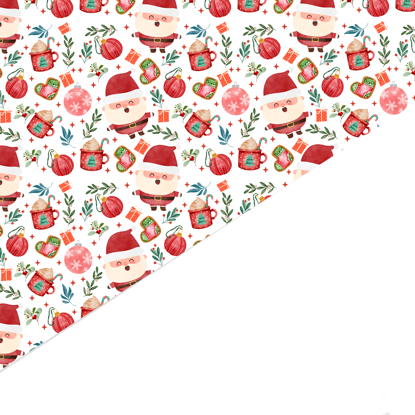 Christmas Canvas And Felt Backed Fabric - SKU P73