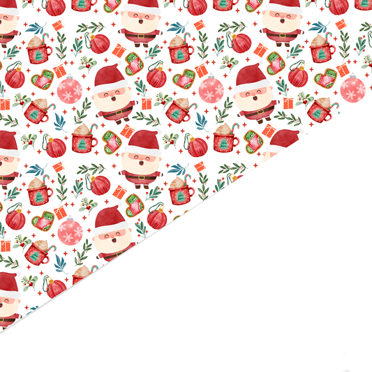 Christmas Canvas And Felt Backed Fabric - SKU P73