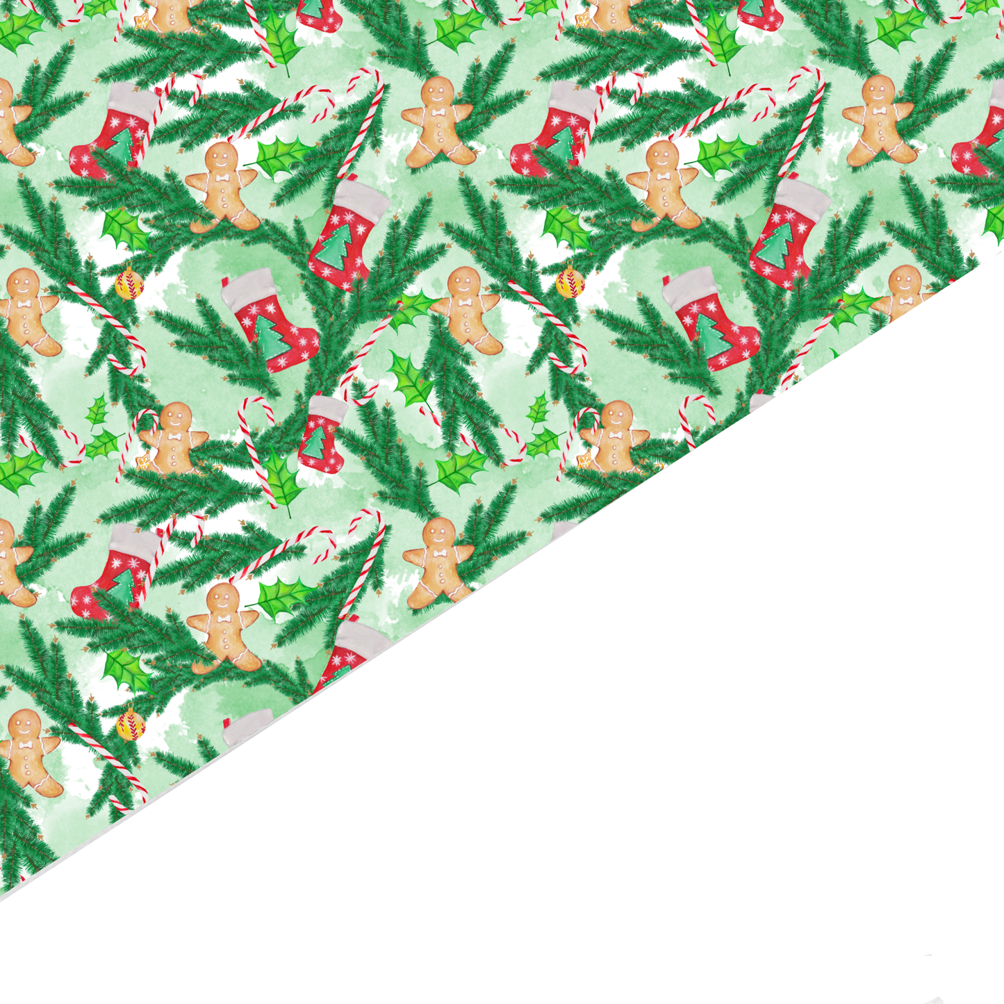 Christmas Canvas And Felt Backed Fabric - SKU P87