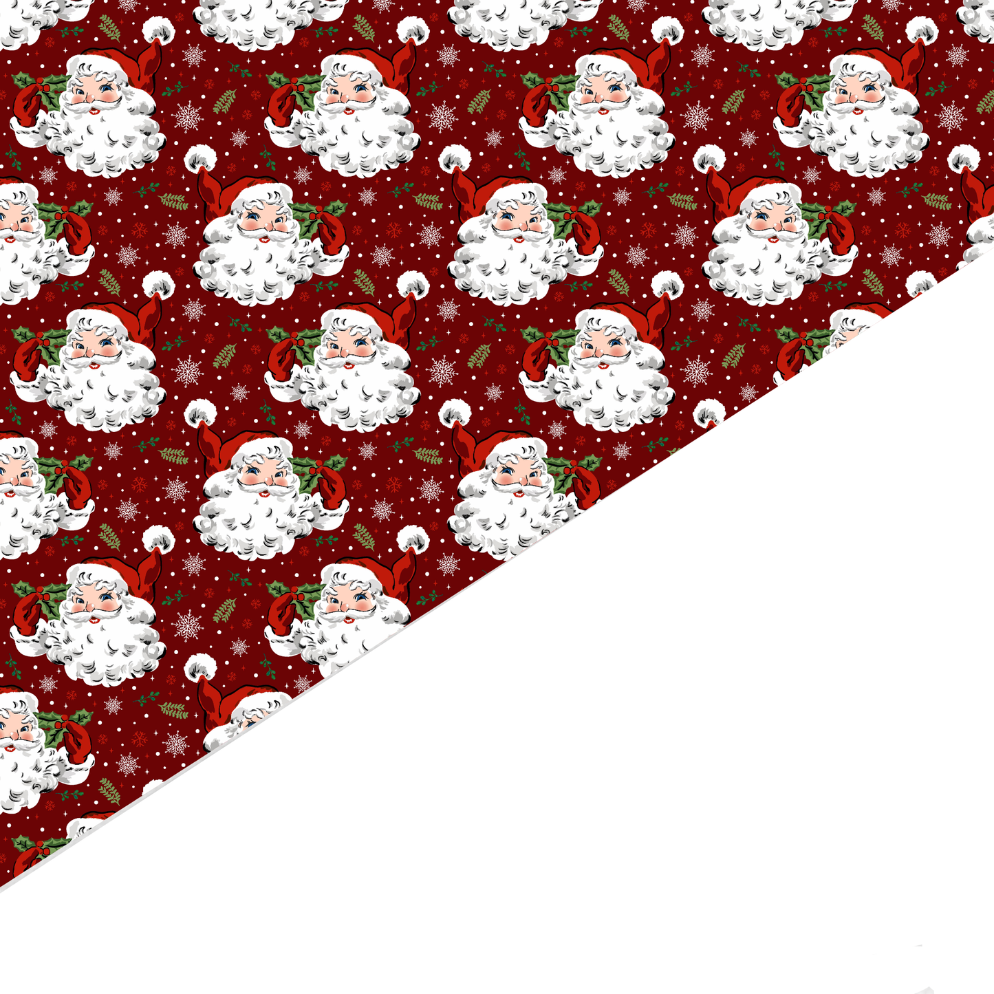 Christmas Canvas And Felt Backed Fabric - SKU P79