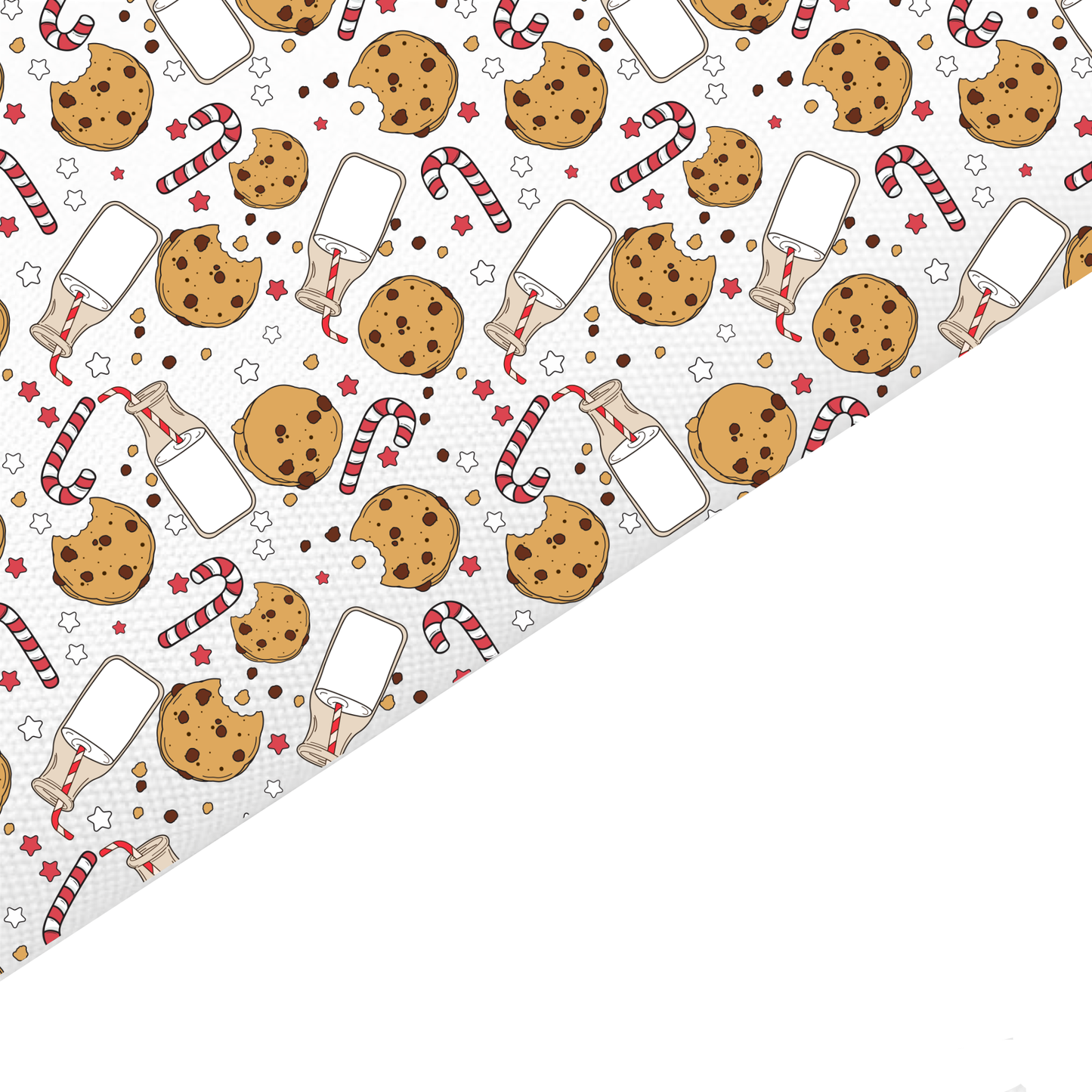 Christmas Canvas And Felt Backed Fabric - SKU Q22