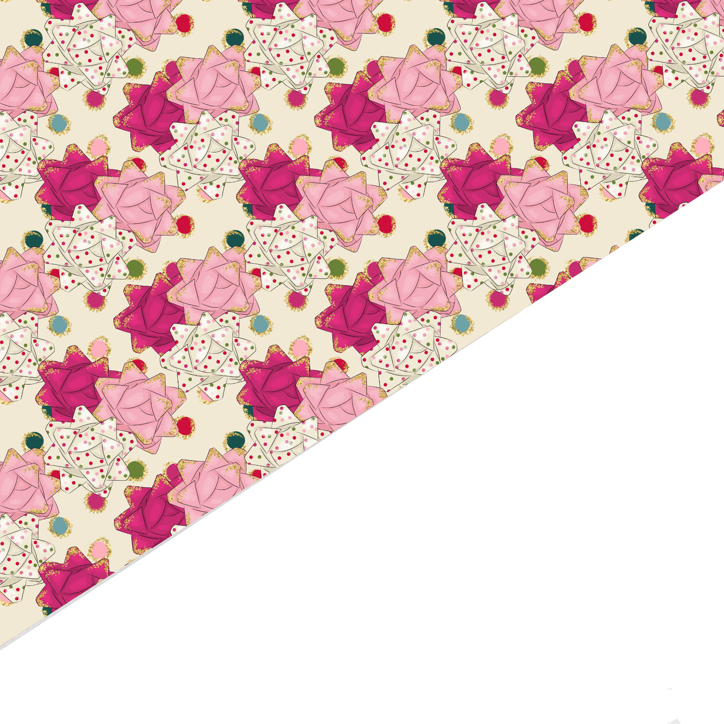 Christmas Canvas And Felt Backed Fabric - SKU P75