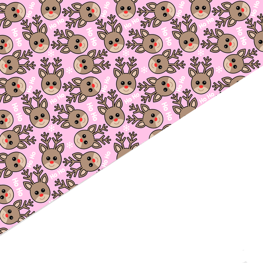 Christmas Canvas And Felt Backed Fabric - SKU Q12