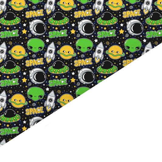 Space Canvas And Felt Backed Fabric - SKU D100
