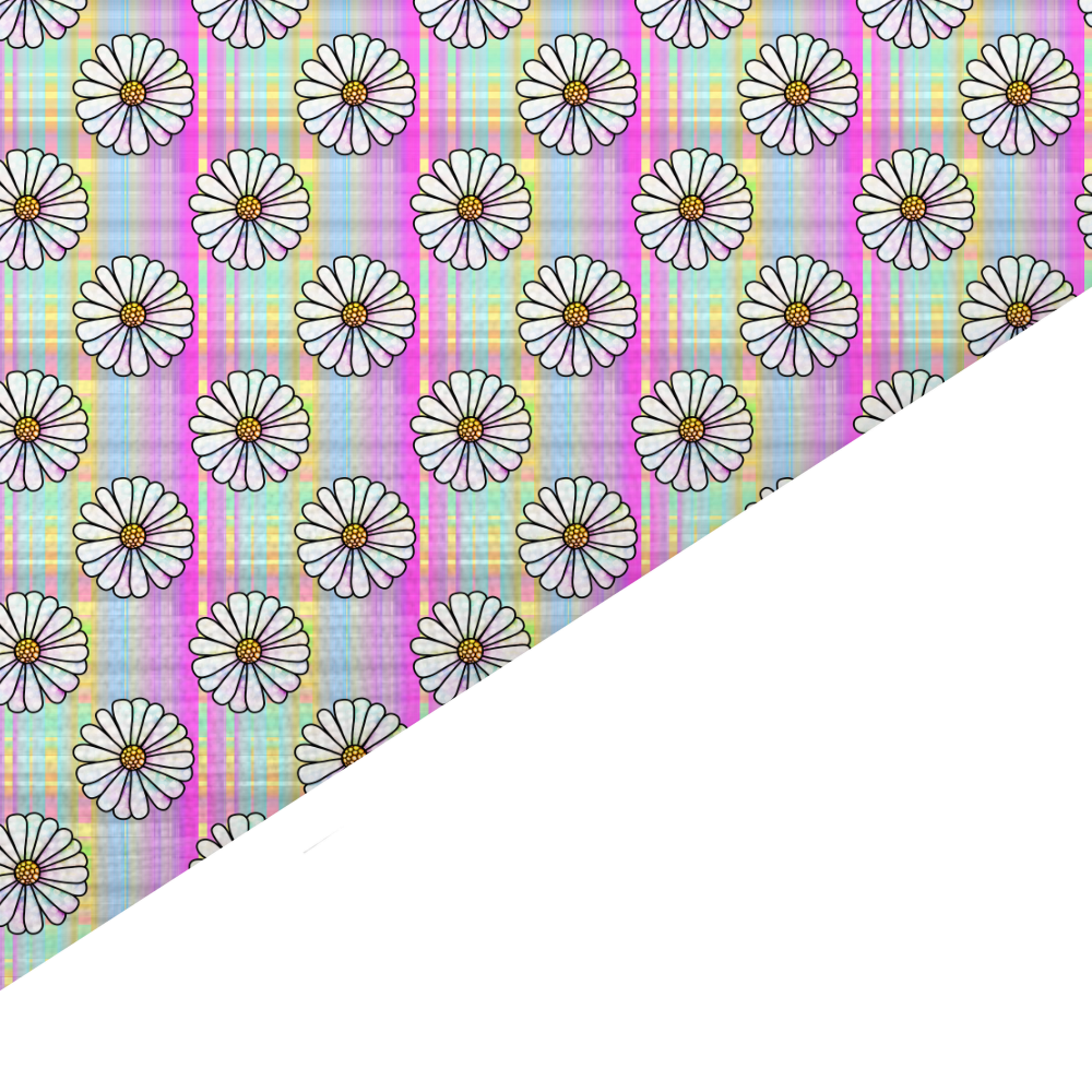 Daisy Canvas And Felt Backed Fabric - SKU E90