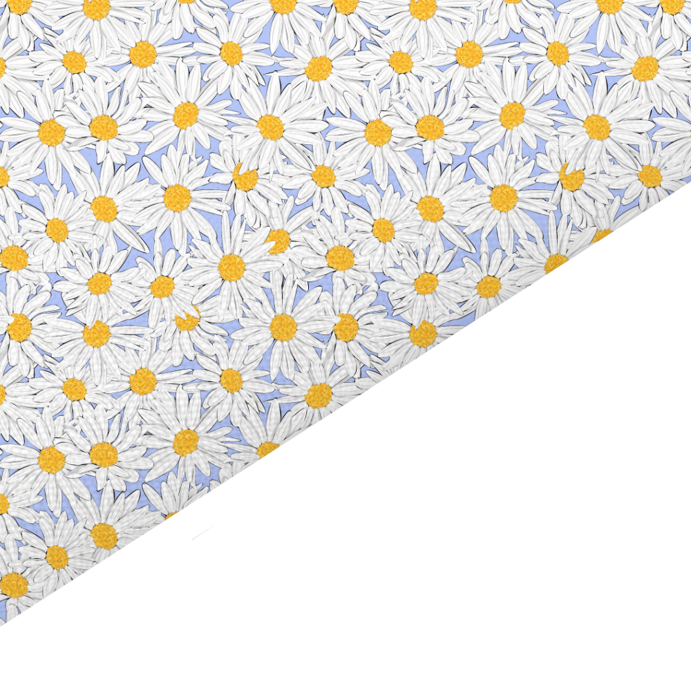 Daisy Canvas And Felt Backed Fabric - SKU E92