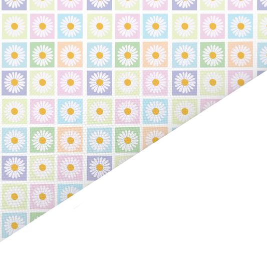 Daisy Canvas And Felt Backed Fabric - SKU E95