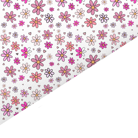 Daisy Canvas And Felt Backed Fabric - SKU E97