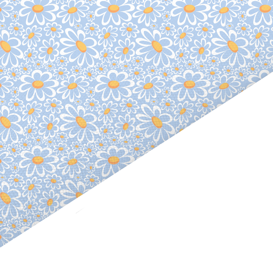 Daisy Canvas And Felt Backed Fabric - SKU E84