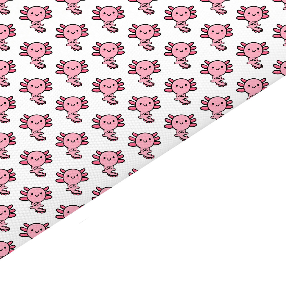Axolotl Canvas And Felt Backed Fabric - SKU H9
