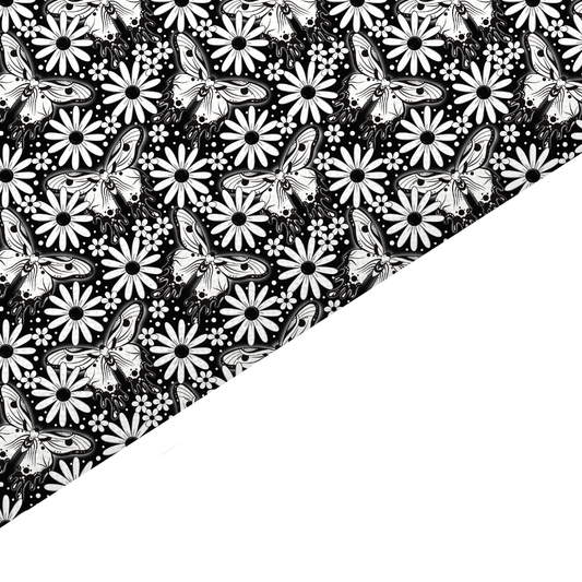 Butterfly Canvas And Felt Backed Fabric - SKU H41