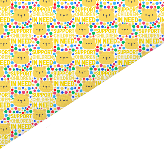 Children In Need Canvas And Felt Backed Fabric - SKU I9