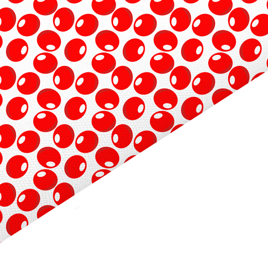 Red Nose Day Canvas And Felt Backed Fabric - SKU I11