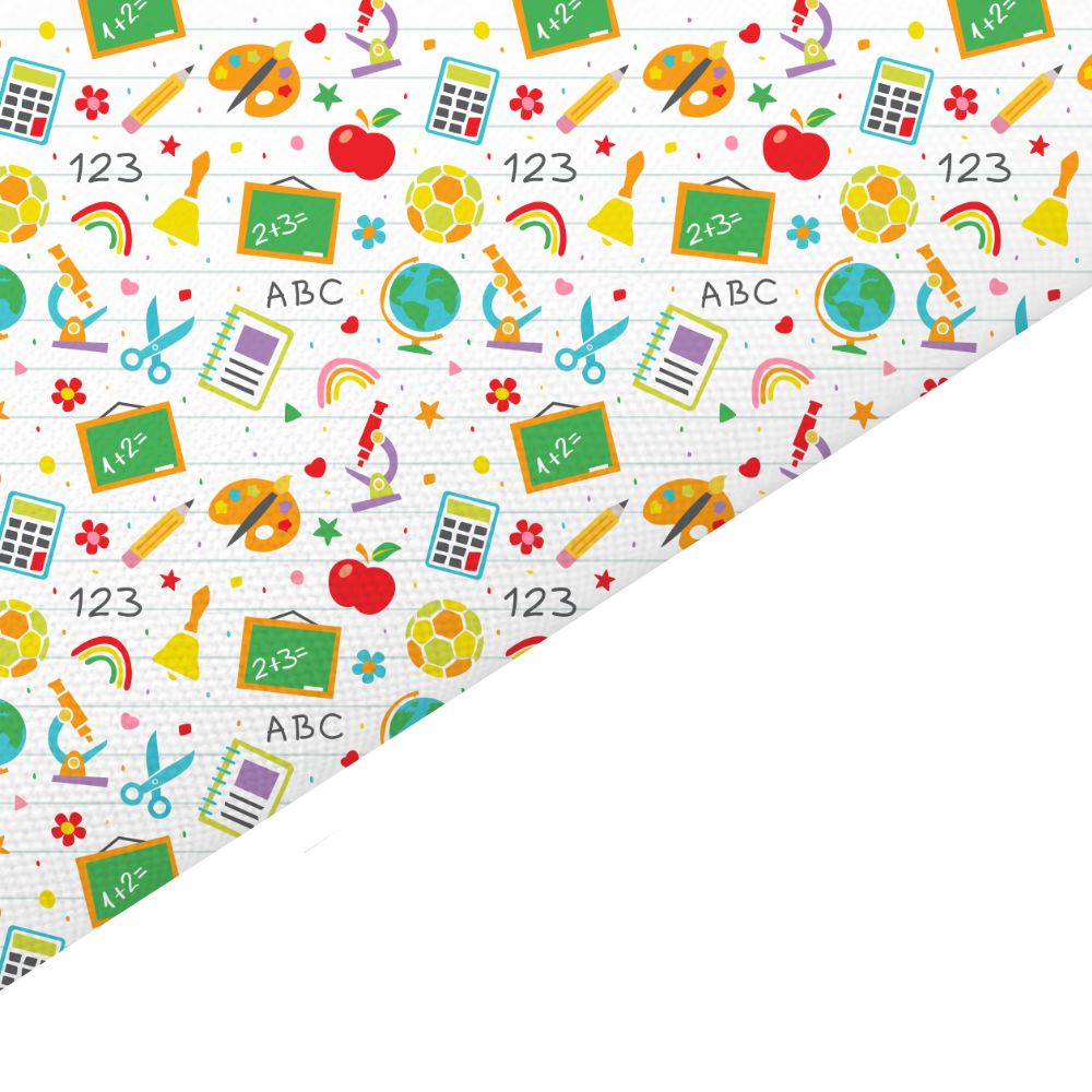 School Canvas And Felt Backed Fabric - SKU I48