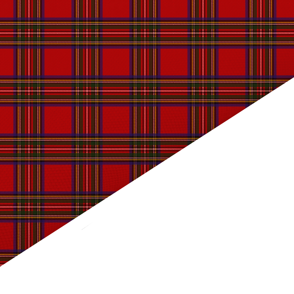 Tartan Canvas And Felt Backed Fabric - SKU I81