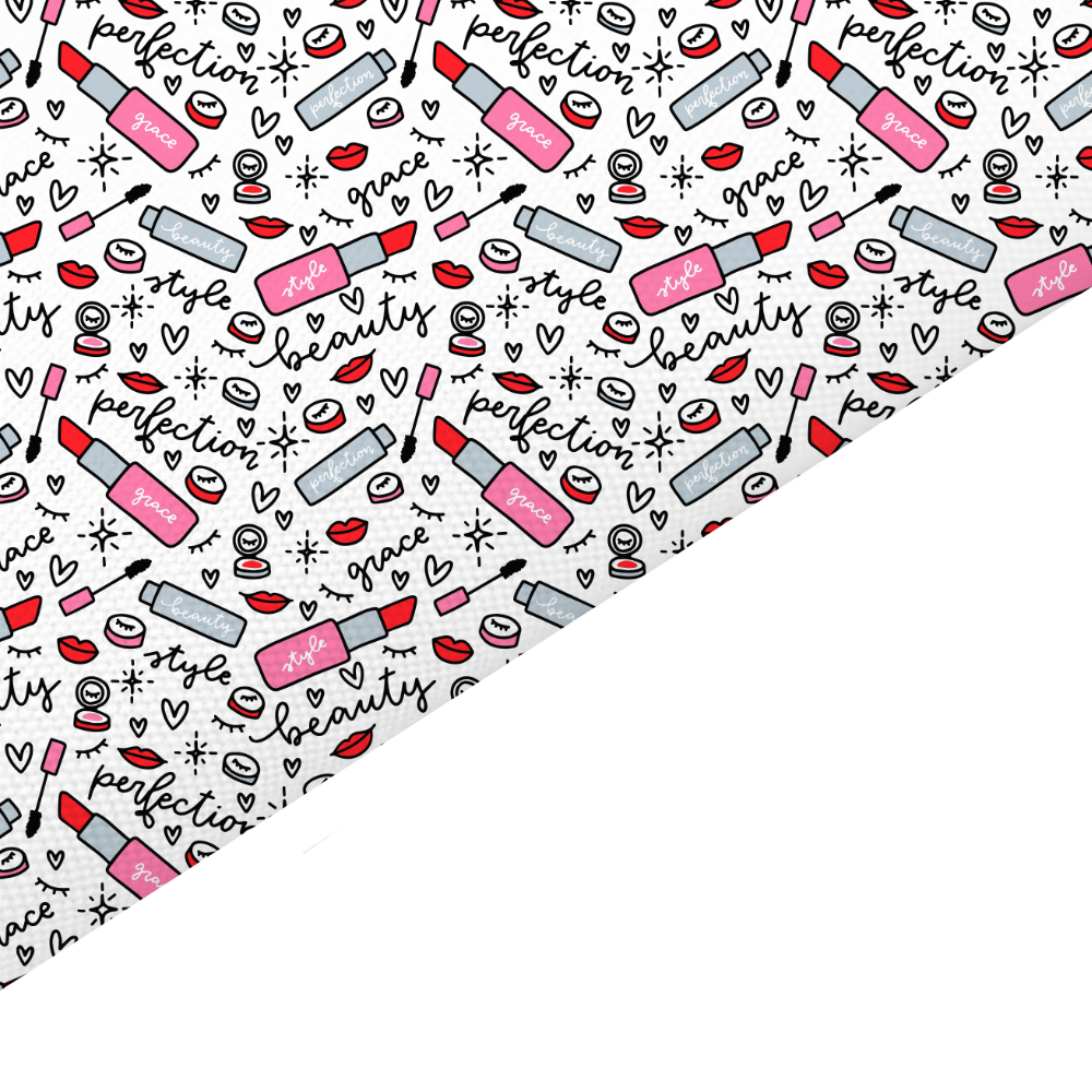 Lipstick Canvas And Felt Backed Fabric - SKU J36