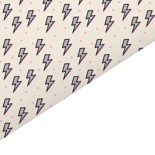 Lightening Canvas And Felt Backed Fabric - SKU J40