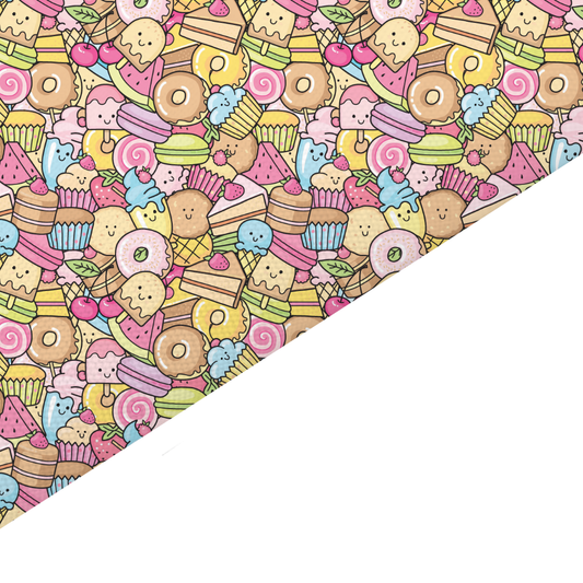 Sweets Canvas And Felt Backed Fabric - SKU J85