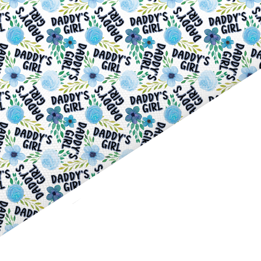 Daddy’s Girl Canvas And Felt Backed Fabric - SKU L68