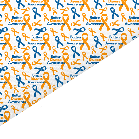 Battens Disease Awareness Canvas And Felt Backed Fabric - SKU M4
