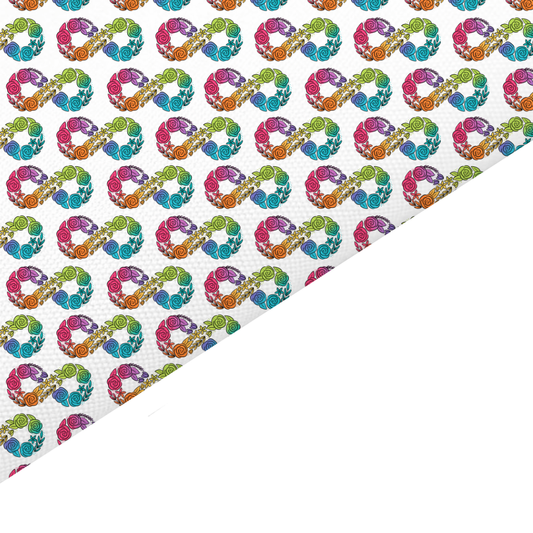 Neurodiversity Canvas And Felt Backed Fabric - SKU L97