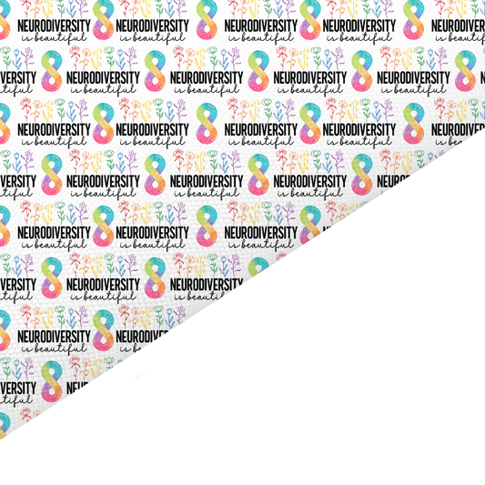 Neurodiversity Canvas And Felt Backed Fabric - SKU L96