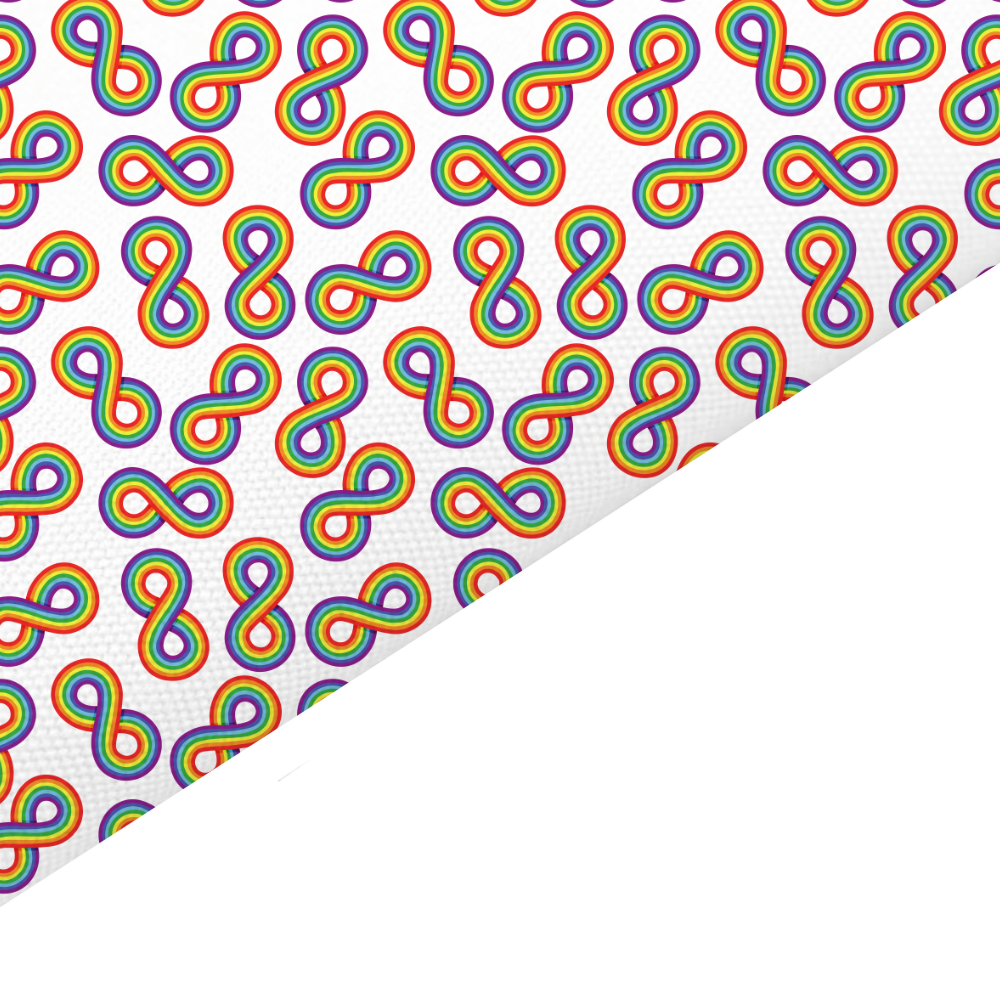 Autism Awareness Canvas And Felt Backed Fabric - SKU L91