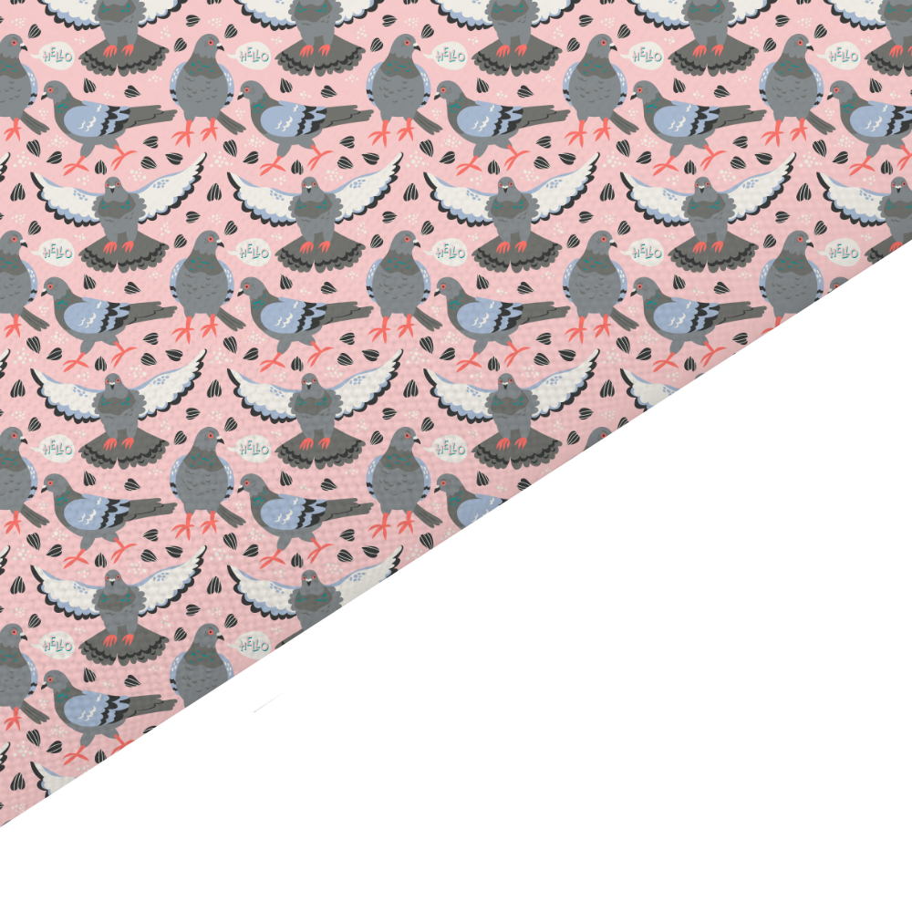 Pigeon Canvas And Felt Backed Fabric - SKU N1